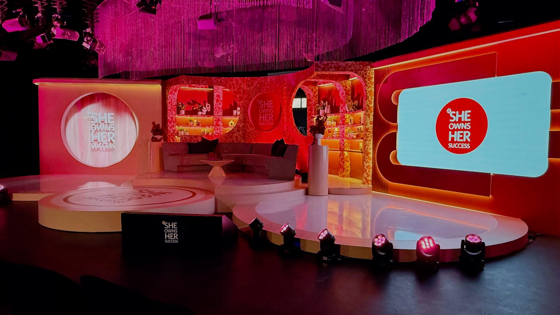 She Owns Her Success — stage configuration