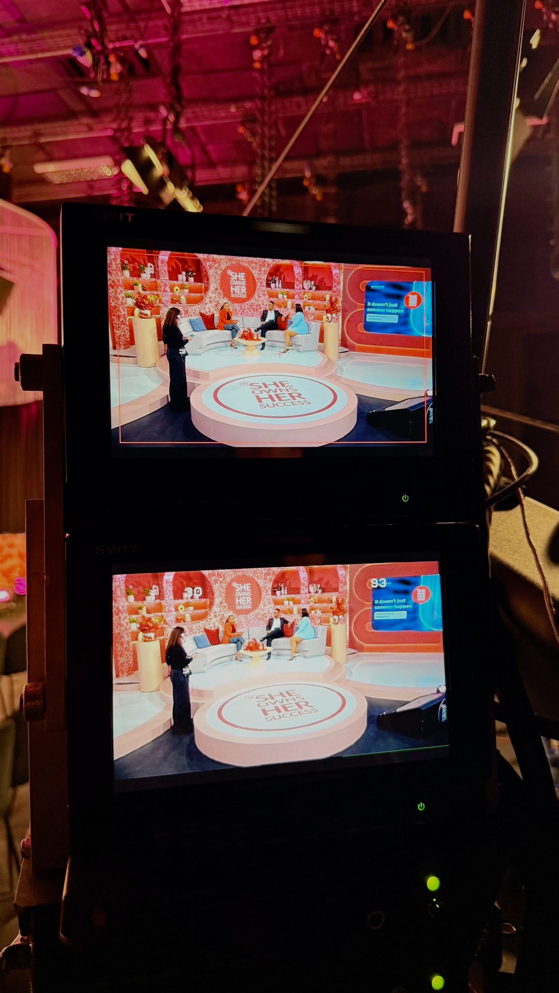 She Owns Her Success — production design